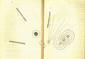 werkplan II / prototype I, pencil on paper, carrie roseland